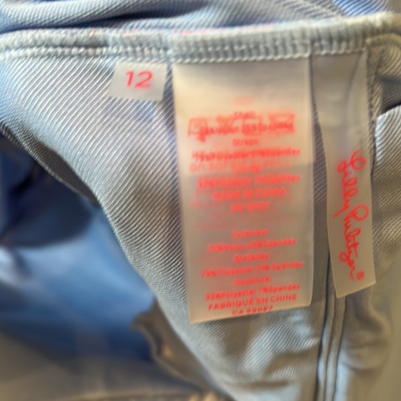 Lilly Pulitzer Jaspen One Piece in Blue Peri Shrimply The Best size 12 NWT - Picture 10 of 10